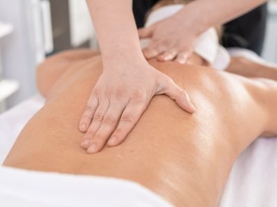 Massage therapy for back